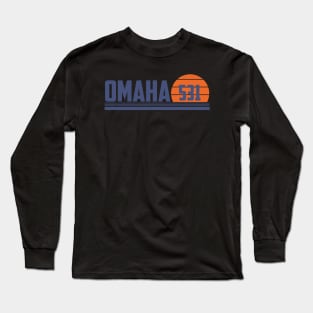 531 Omaha Nebraska Area Code Long Sleeve T-Shirt